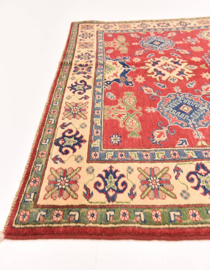 Detail image of 5' x 7' 4  Hand Knotted Kazak Rug