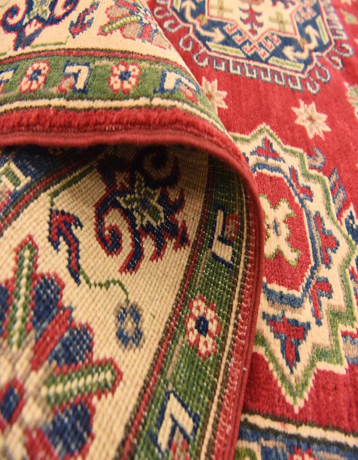 Detail image of 5' x 7' 4  Hand Knotted Kazak Rug