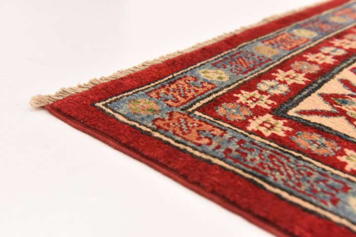 6' 6 x 9' 9 Hand Knotted Kazak Rug