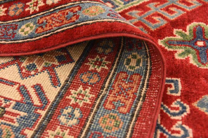 6' 6 x 9' 9 Hand Knotted Kazak Rug