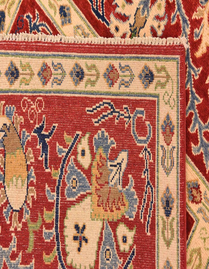 Detail image of 5' 2 x 7' 3  Hand Knotted Kazak Rug