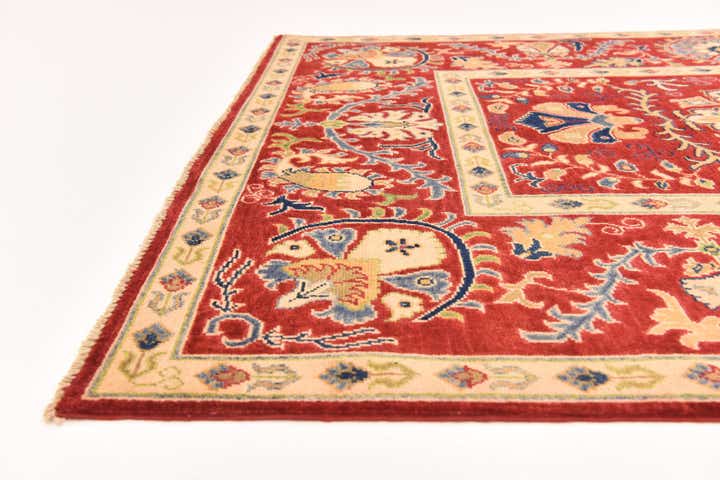 5' 2 x 7' 3 Hand Knotted Kazak Rug