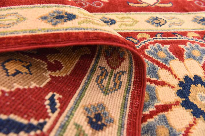 5' 2 x 7' 3 Hand Knotted Kazak Rug