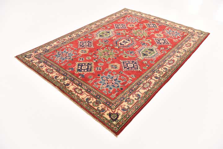5' x 6' 10 Hand Knotted Kazak Rug