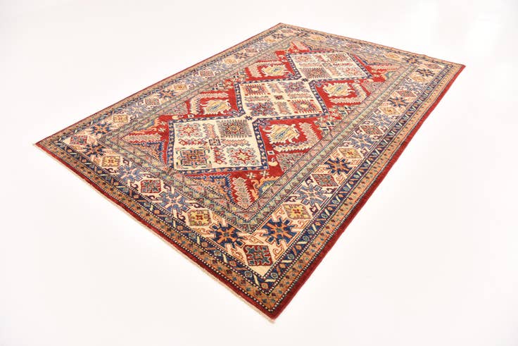 Detail image of 5' 8 x 8' 2 Hand Knotted Kazak Oriental Rug