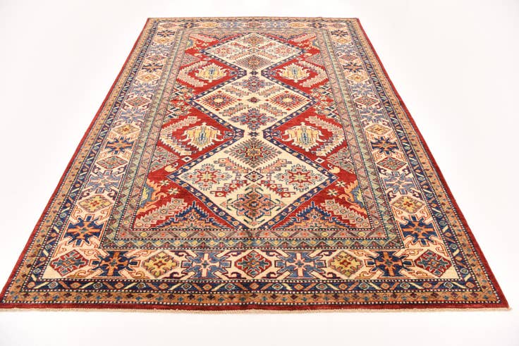 Detail image of 5' 8 x 8' 2 Hand Knotted Kazak Oriental Rug