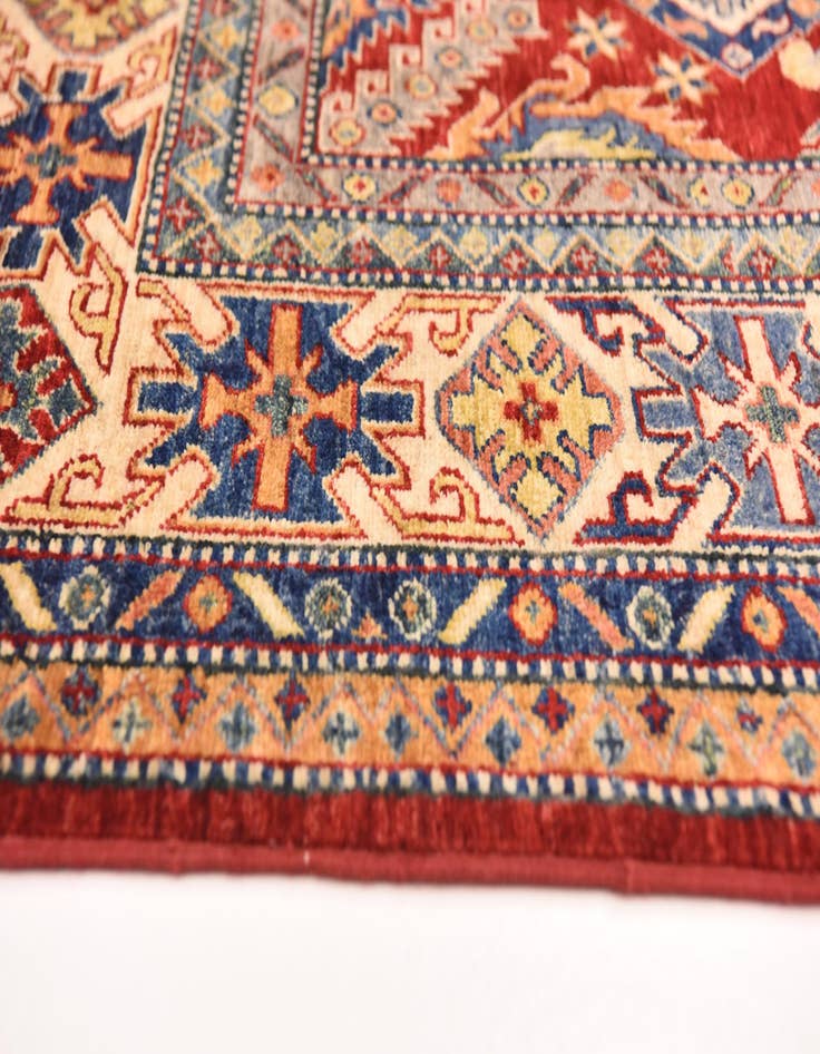 Detail image of 5' 8 x 8' 2  Hand Knotted Kazak Oriental Rug