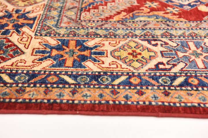 5' 8 x 8' 2 Hand Knotted Kazak Oriental Rug