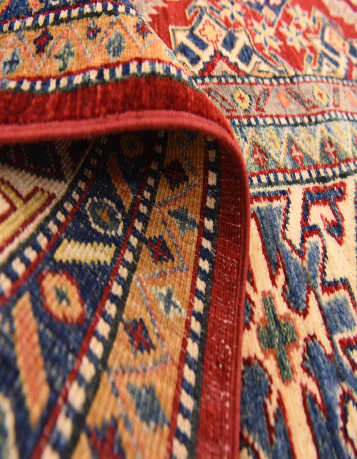 Detail image of 5' 8 x 8' 2  Hand Knotted Kazak Oriental Rug