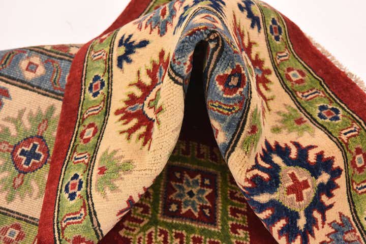 6' 7 x 9' 7 Hand Knotted Kazak Rug