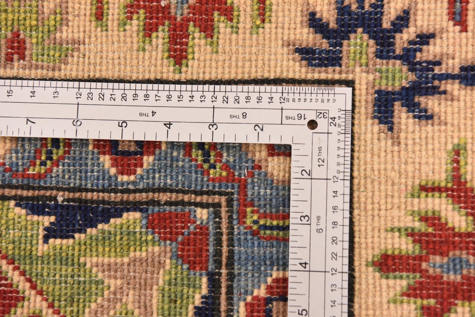 6' 7 x 9' 7 Hand Knotted Kazak Rug