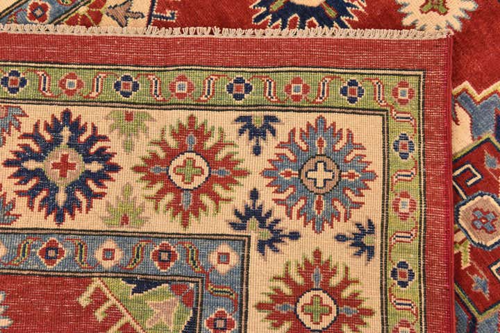 6' 7 x 9' 7 Hand Knotted Kazak Rug