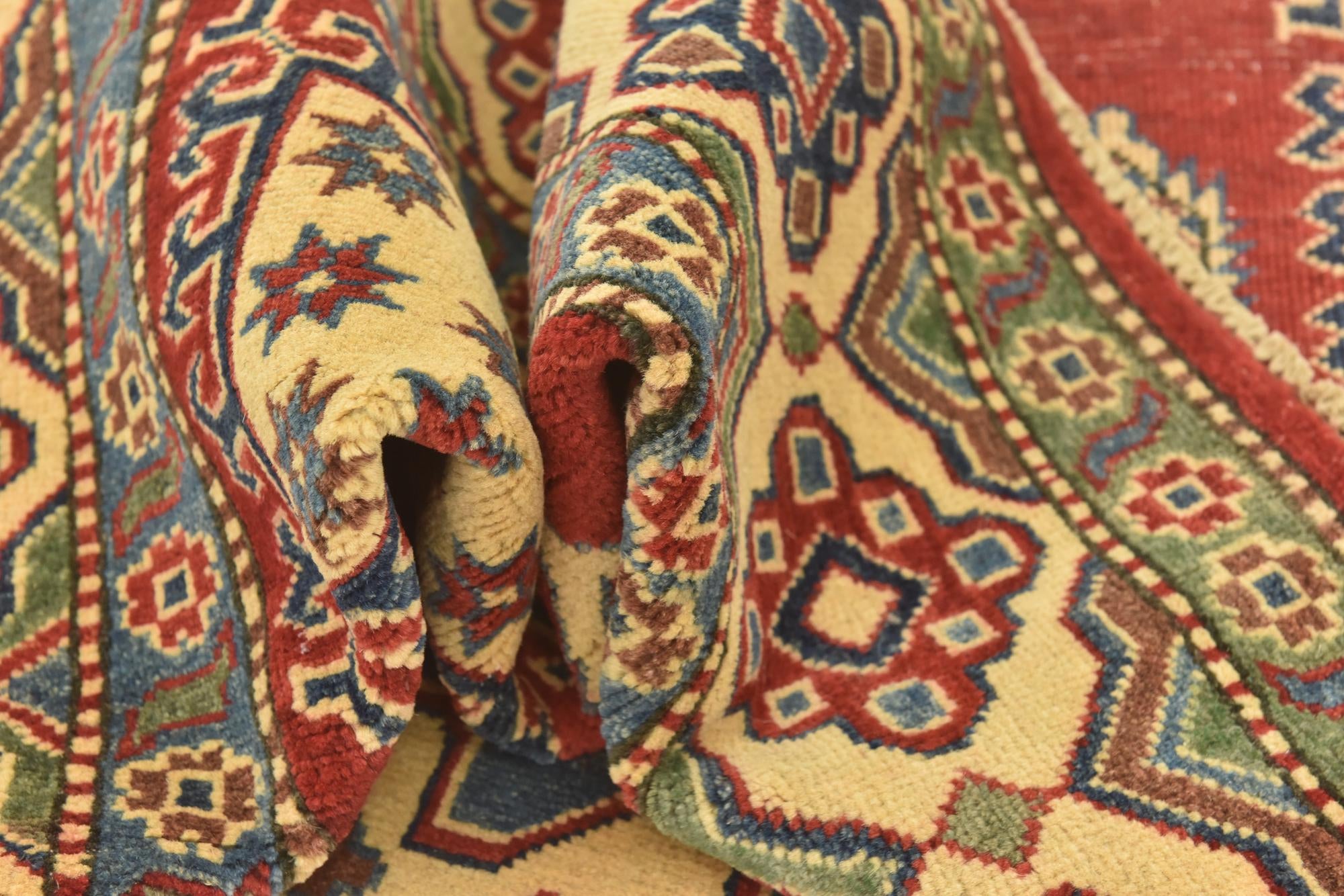 5' 10 x 8' 10 Hand Knotted Kazak Rug