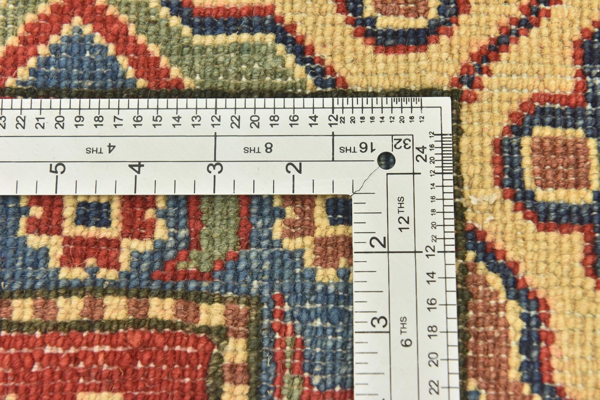 5' 10 x 8' 10 Hand Knotted Kazak Rug