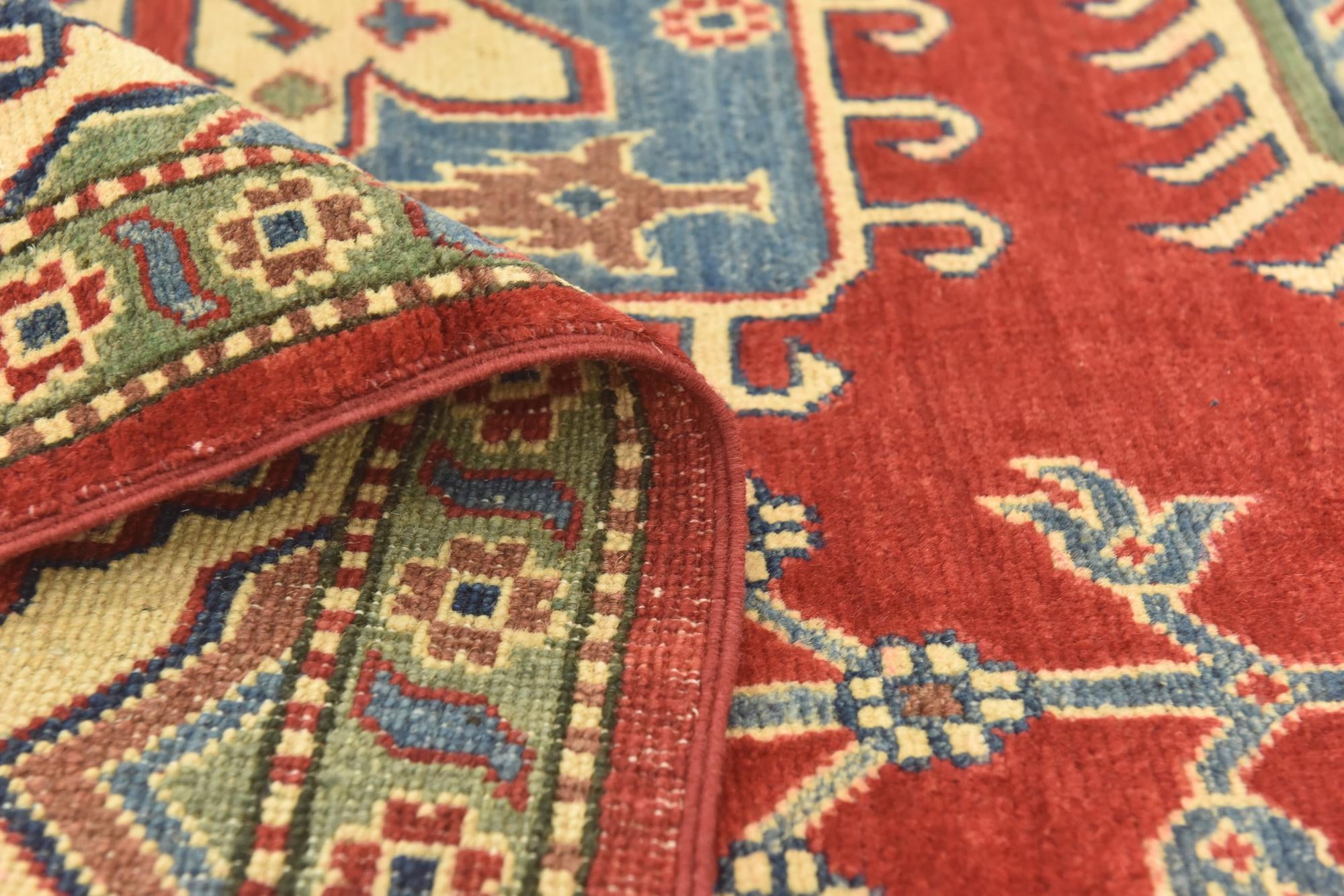 5' 10 x 8' 10 Hand Knotted Kazak Rug