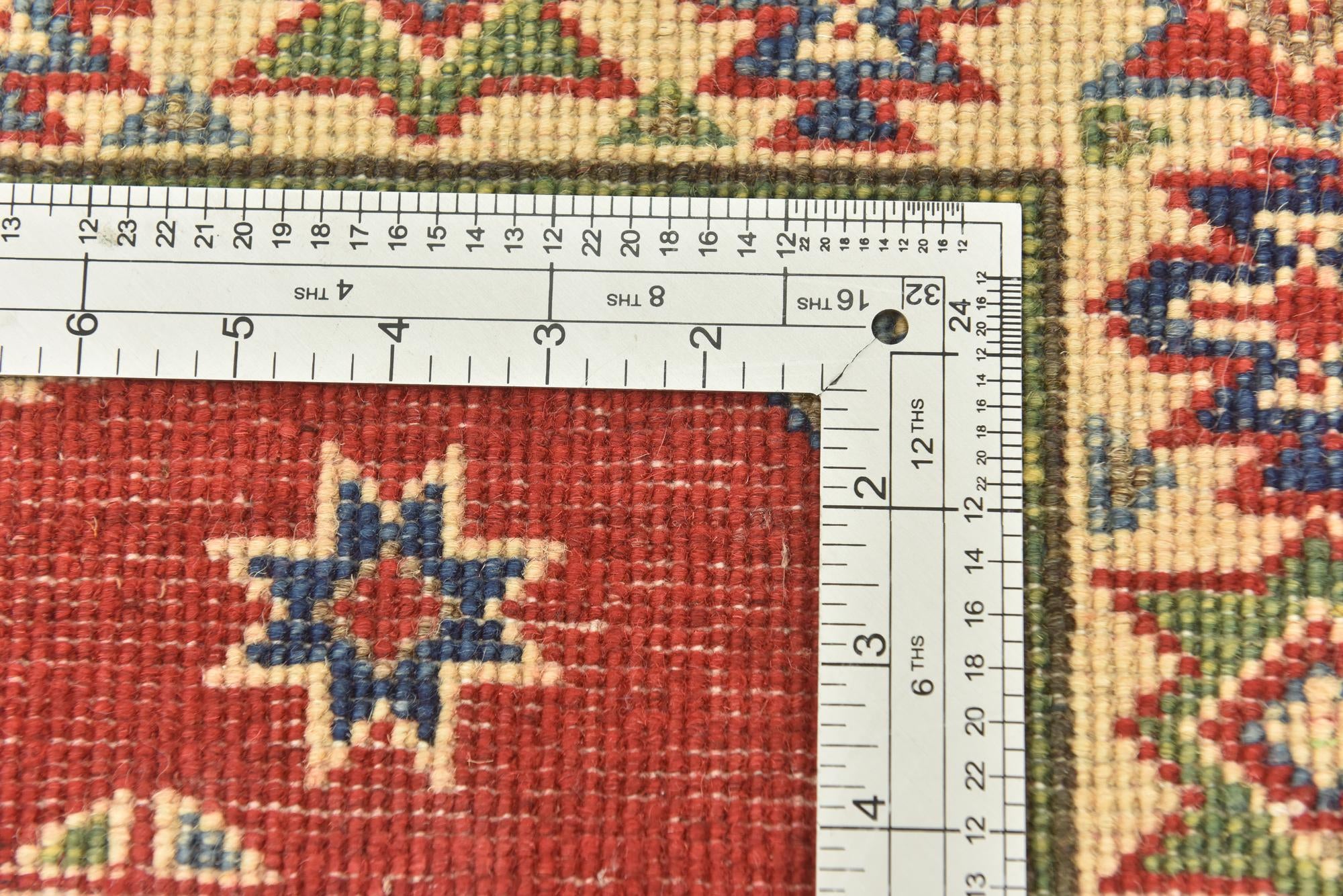 6' 6 x 9' 10 Hand Knotted Kazak Rug