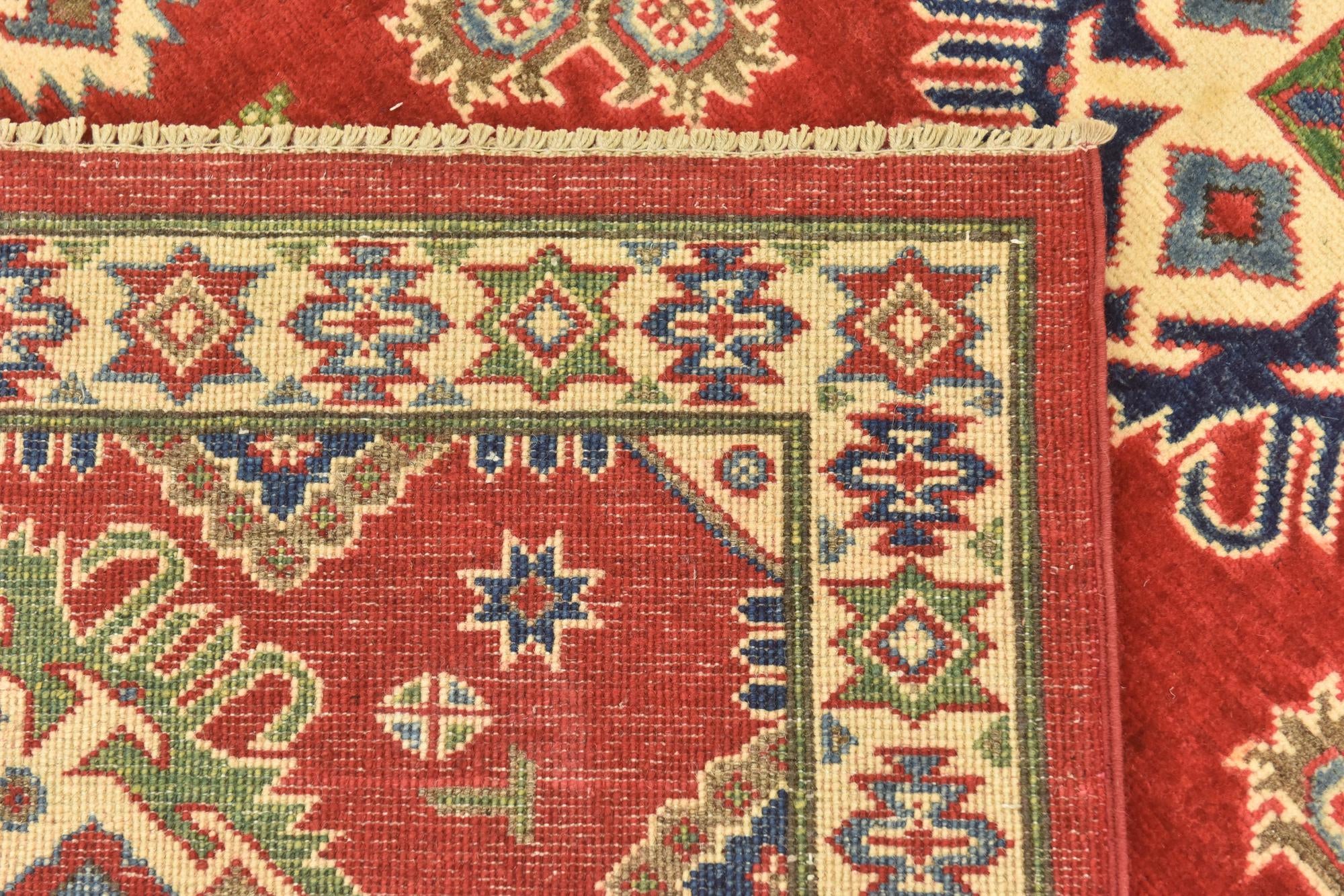 6' 6 x 9' 10 Hand Knotted Kazak Rug
