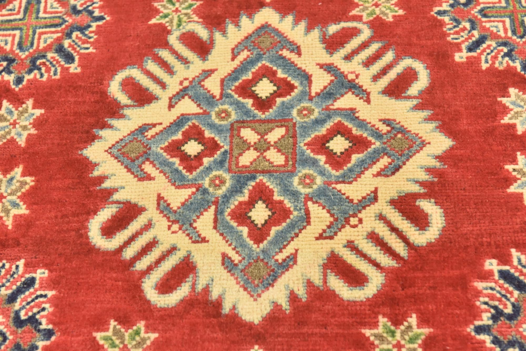 6' 6 x 9' 10 Hand Knotted Kazak Rug
