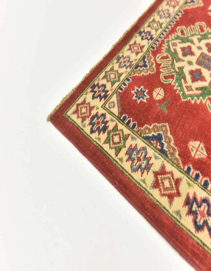Detail image of 6' 6 x 9' 10  Hand Knotted Kazak Rug