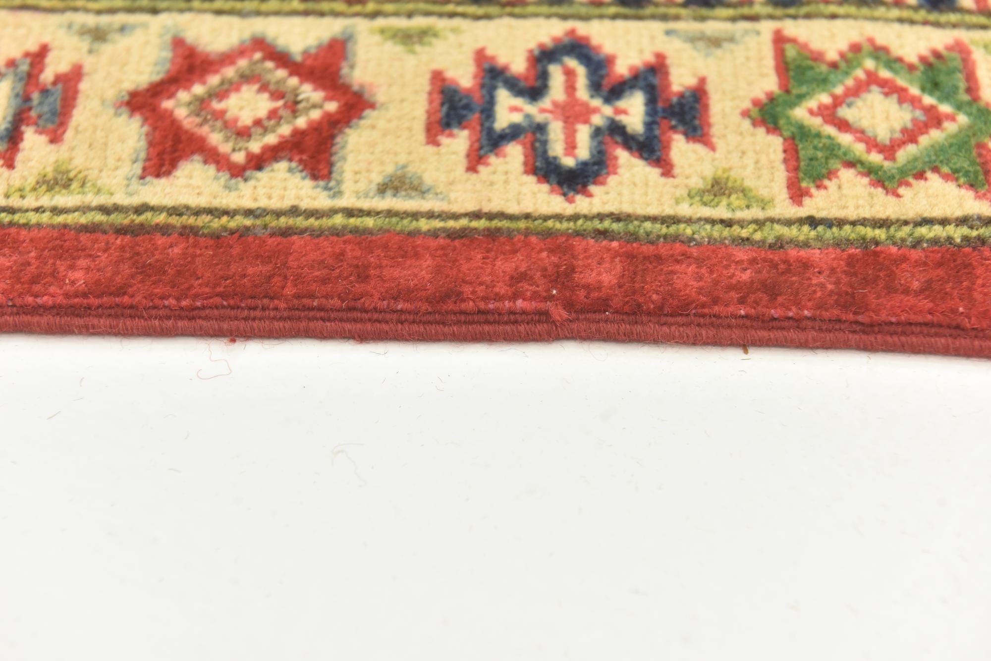 6' 6 x 9' 10 Hand Knotted Kazak Rug