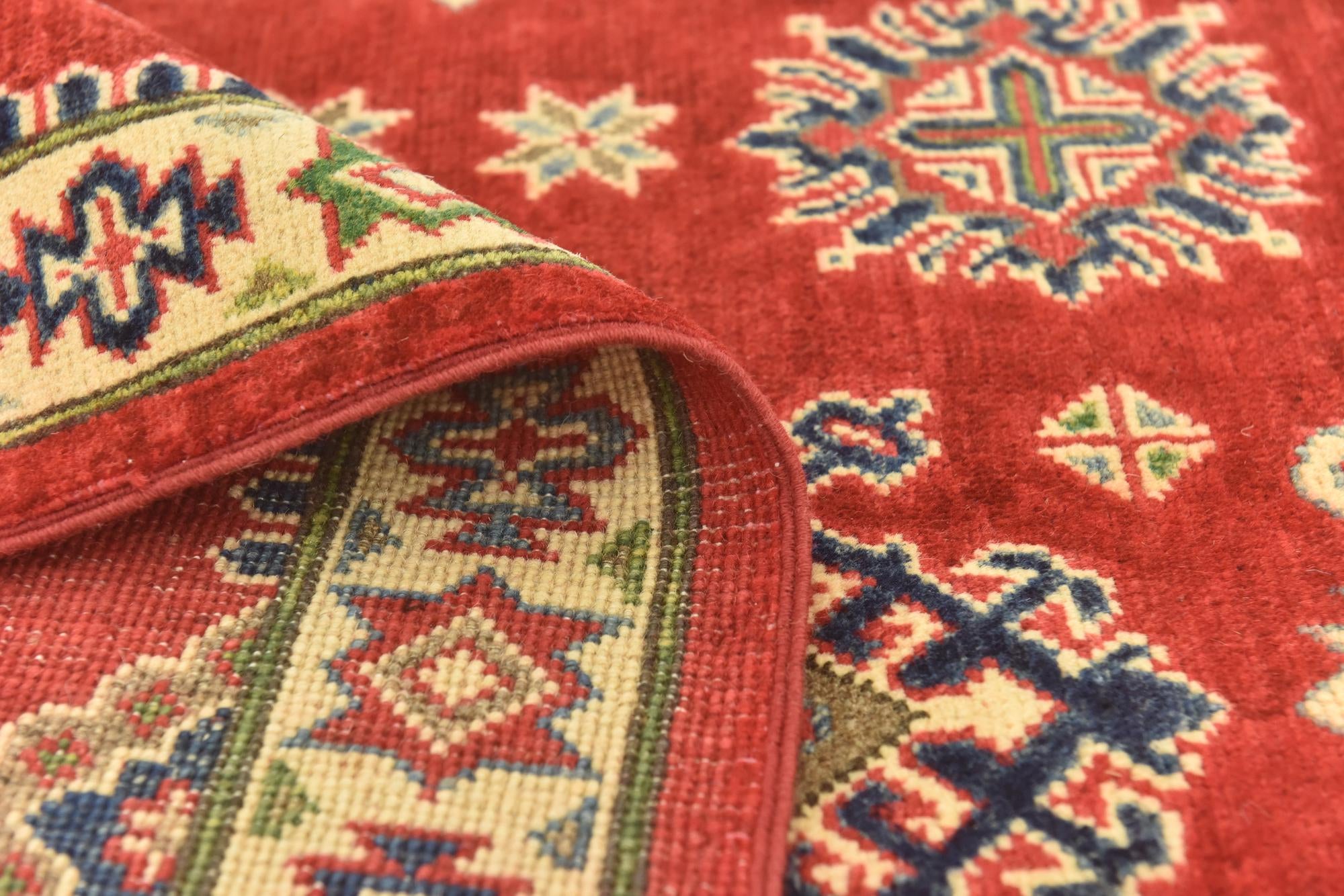 6' 6 x 9' 10 Hand Knotted Kazak Rug