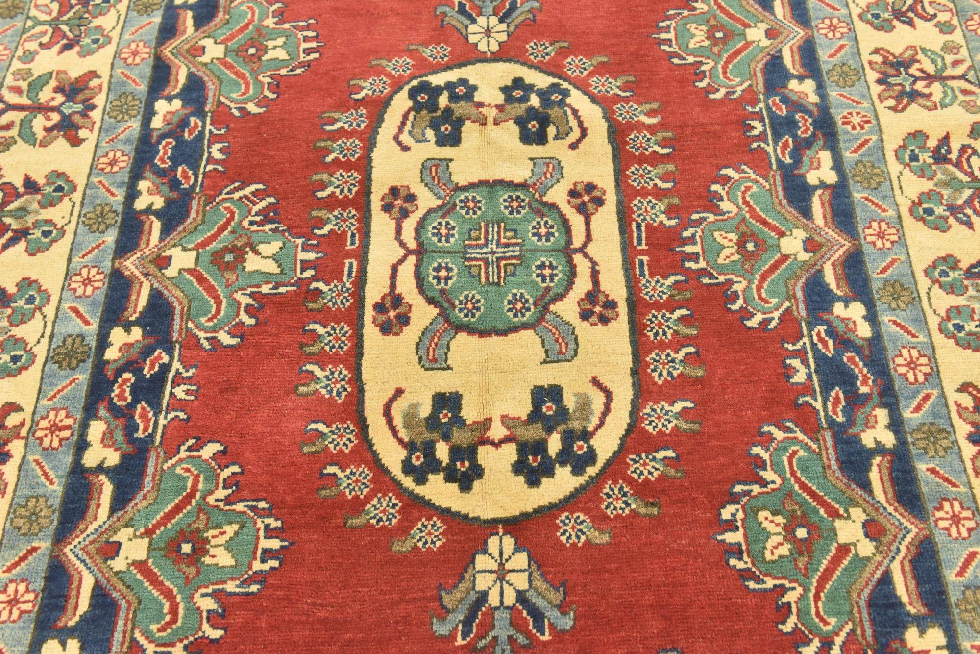 4' 10 x 7' 2 Hand Knotted Kazak Rug