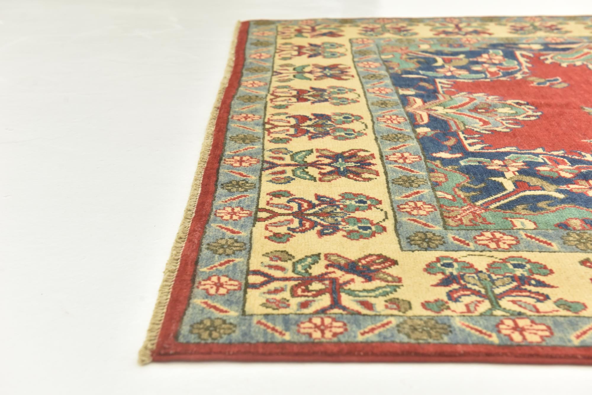 4' 10 x 7' 2 Hand Knotted Kazak Rug