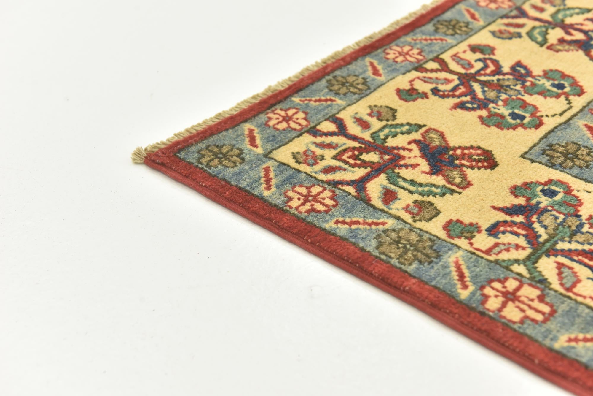 4' 10 x 7' 2 Hand Knotted Kazak Rug