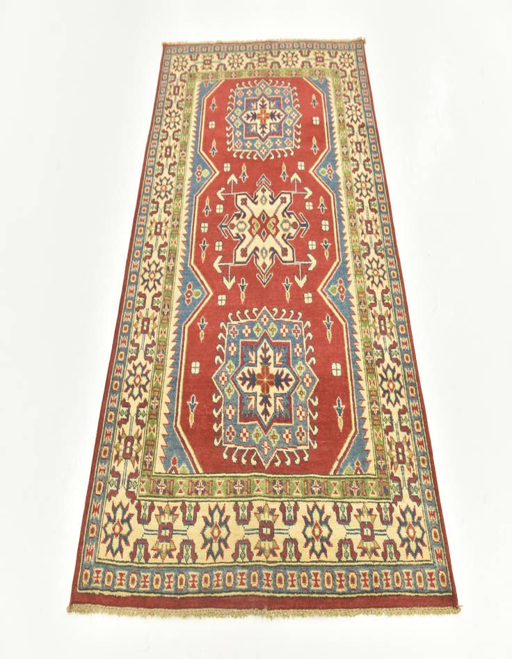 Detail image of 4' x 5' 9 Hand Knotted Kazak Rug