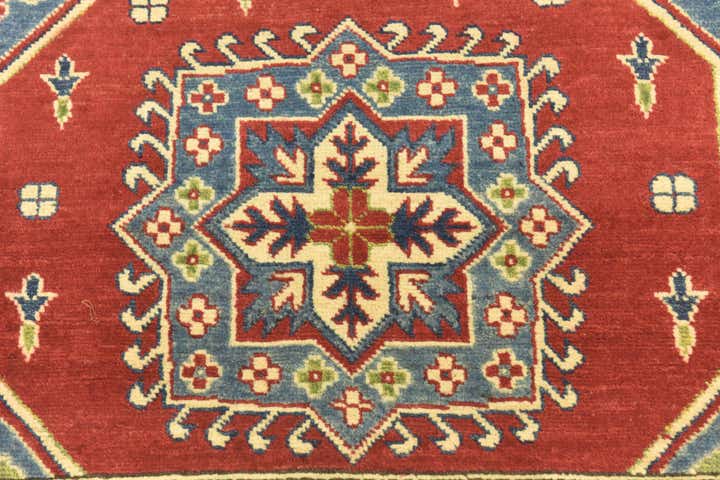 4' x 5' 9 Hand Knotted Kazak Rug