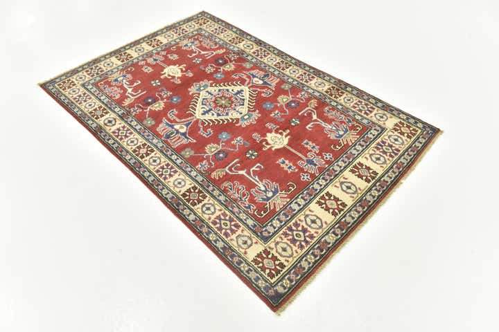 3' 10 x 5' 10 Hand Knotted Kazak Rug