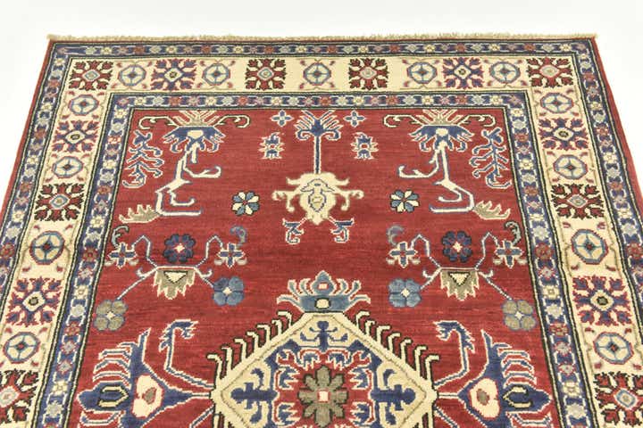 3' 10 x 5' 10 Hand Knotted Kazak Rug