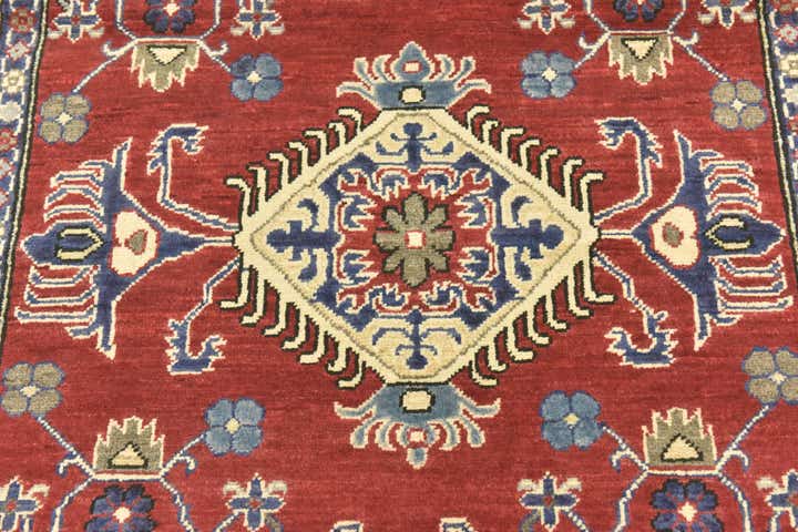 3' 10 x 5' 10 Hand Knotted Kazak Rug
