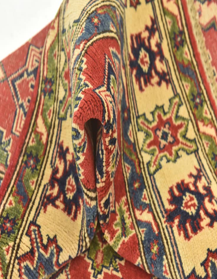 Detail image of 4' x 6' 2  Hand Knotted Kazak Rug