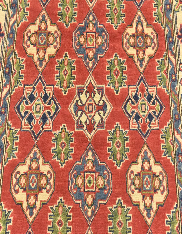 Detail image of 4' x 6' 2 Hand Knotted Kazak Rug