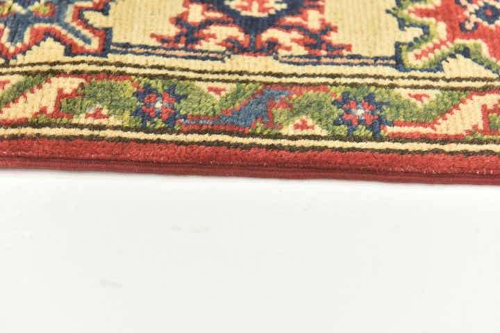 4' x 6' 2 Hand Knotted Kazak Rug