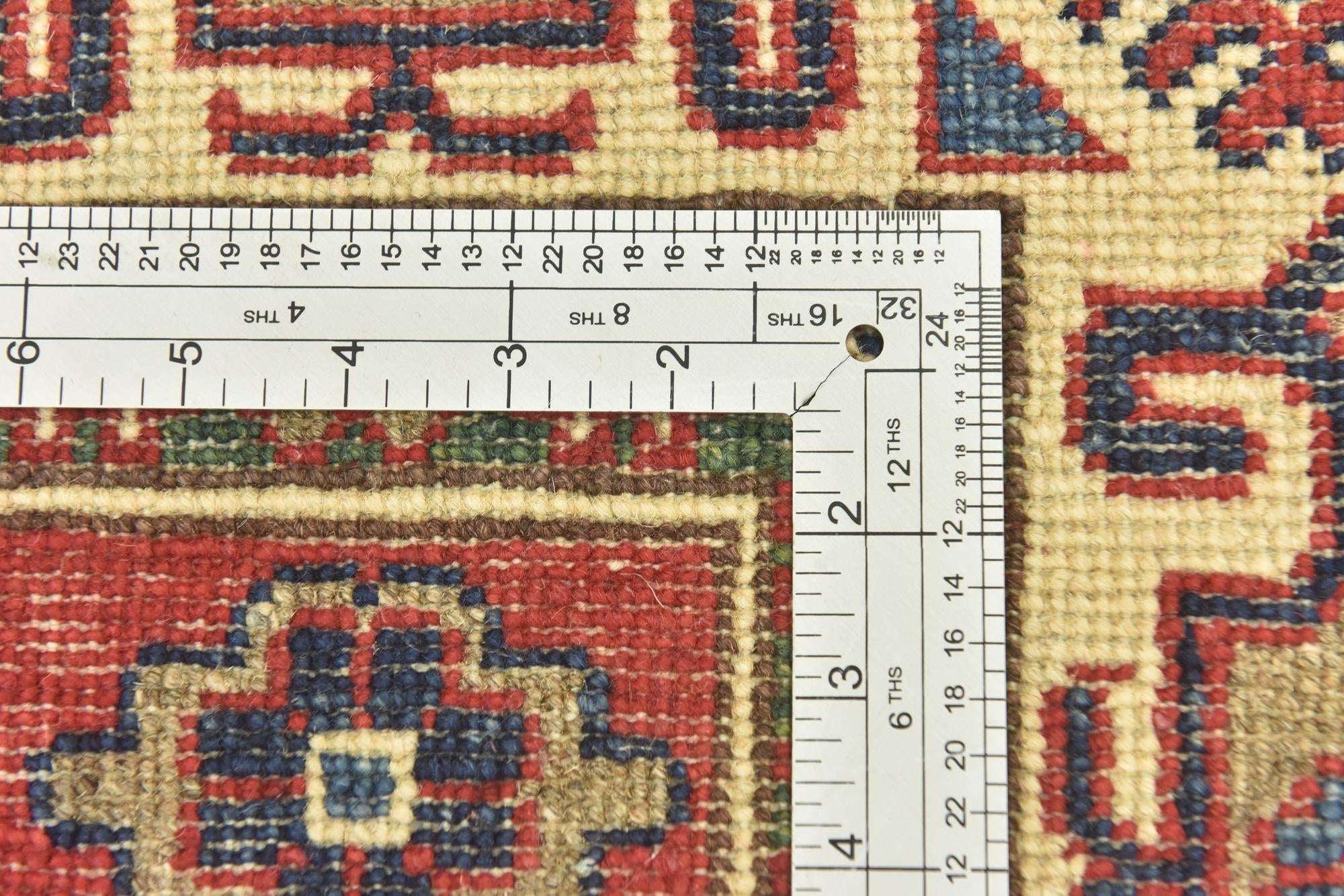 120cm x 185cm anudado a mano Kazak Alfombra