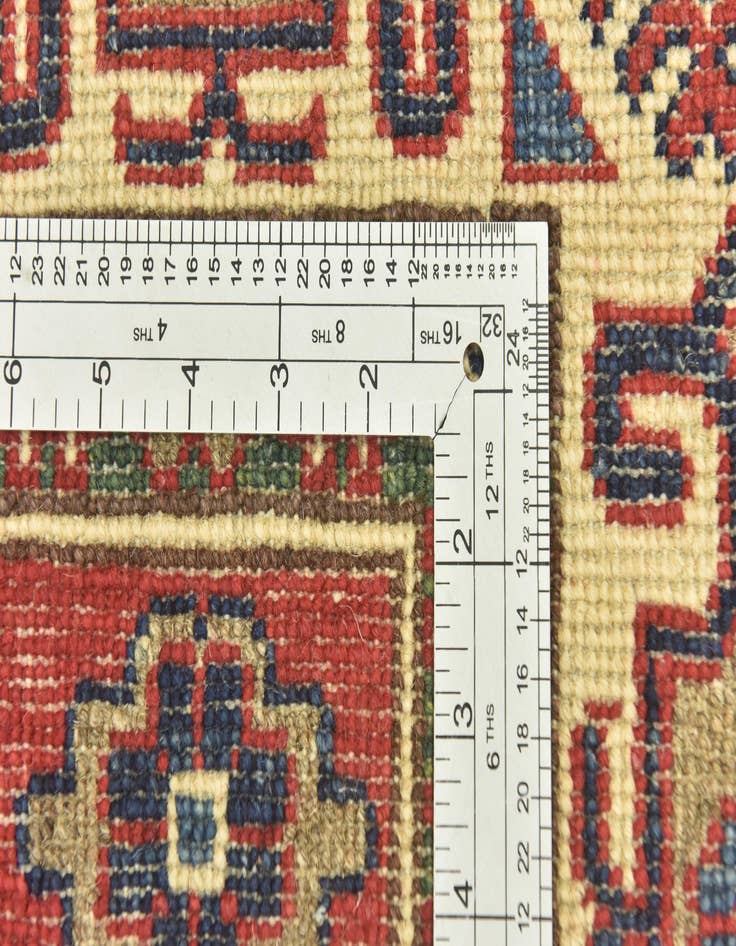 Detail image of 4' x 6'  Hand Knotted Kazak Rug