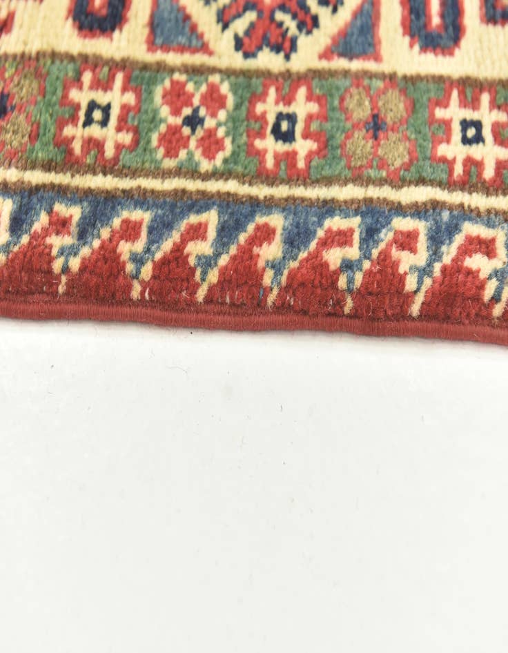 Detail image of 4' x 6'  Hand Knotted Kazak Rug