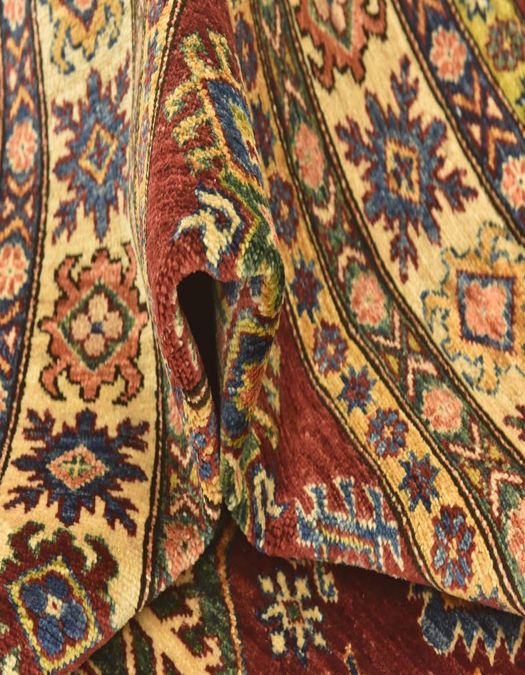 Detail image of 5' 8 x 8'  Hand Knotted Kazak Oriental Rug