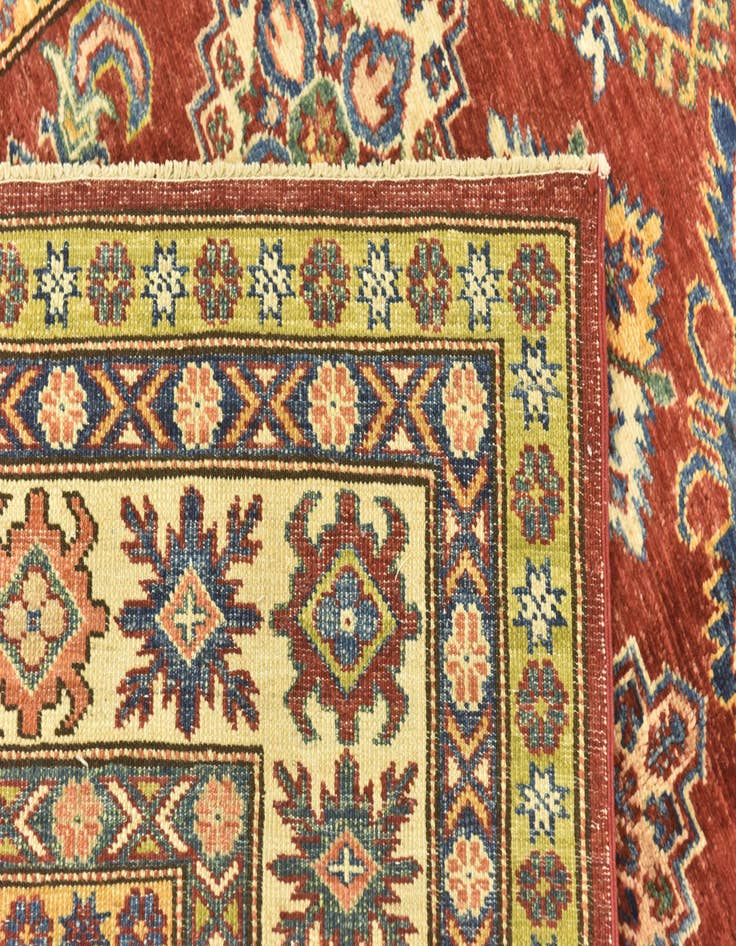 Detail image of 5' 8 x 8'  Hand Knotted Kazak Oriental Rug