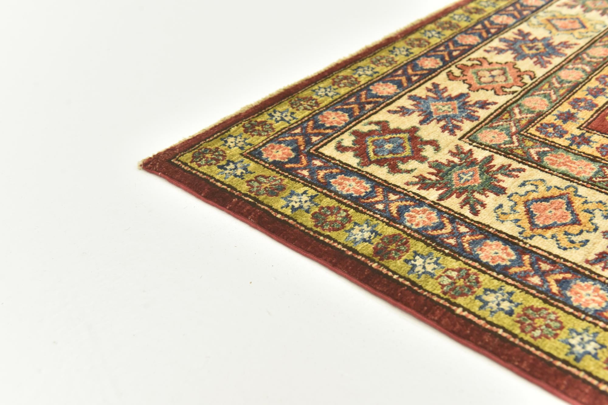 5' 8 x 8' Hand Knotted Kazak Oriental Rug