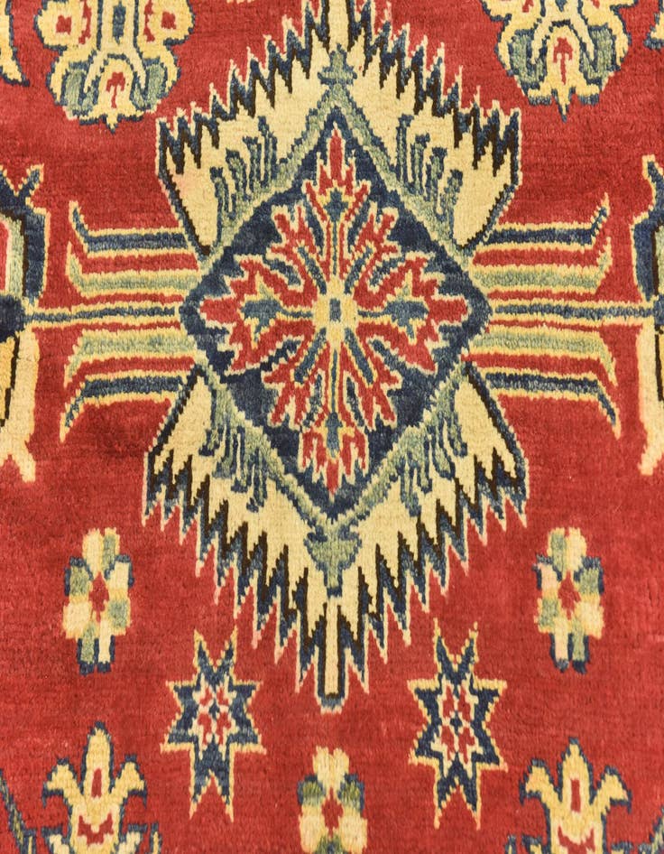 Detail image of 6' 7 x 9' 5  Hand Knotted Kazak Rug
