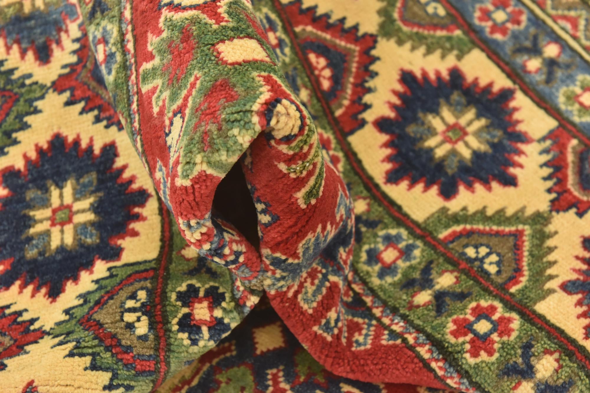6' 6 x 9' 7 Hand Knotted Kazak Rug