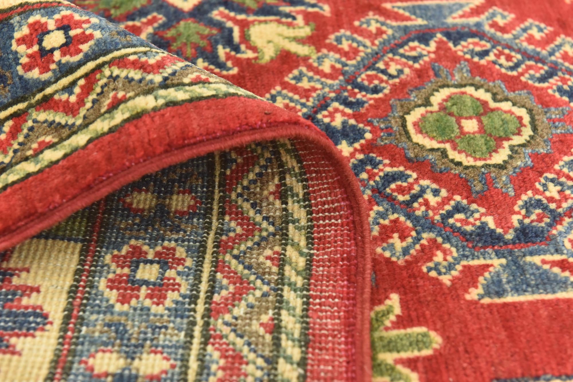 6' 6 x 9' 7 Hand Knotted Kazak Rug
