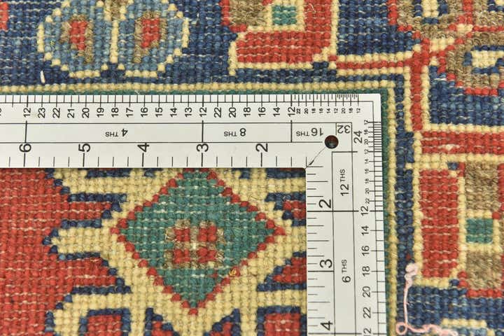 6' 8 x 9' 4 Hand Knotted Kazak Rug