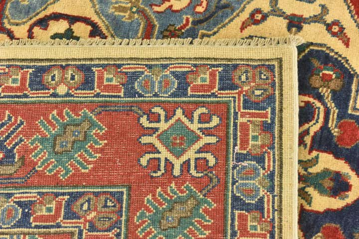 6' 8 x 9' 4 Hand Knotted Kazak Rug
