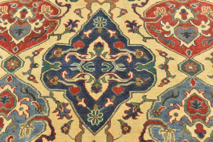6' 8 x 9' 4 Hand Knotted Kazak Rug