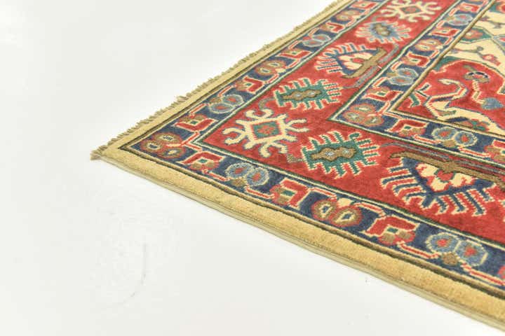6' 8 x 9' 4 Hand Knotted Kazak Rug