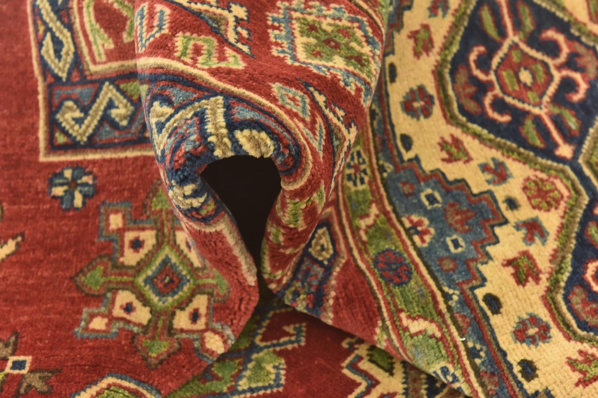 6' 7 x 9' 7 Hand Knotted Kazak Rug